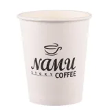 국산 일회용 핫 종이컵 10P 10온스 300ml 테이크아웃 컵