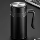 보온보냉 손잡이 텀블러(450ml) 304스텐 보온머그