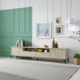디포랙 2단 오픈 서랍 거실장 2100