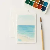 아트페이퍼 캘리 양면 무지 종이카드 100매 5.5x9cm