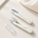 [모아픽] 스프링 실가위 재봉 실밥가위 미니 쪽가위 자수 봉제가위