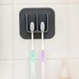 실리콘 칫솔걸이 욕실 흡착식 칫솔홀더 거치대 홀더