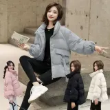 여성 숏패딩 웰론 점퍼 터틀넥 하이넥 아우터