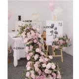 인테리어 파티 행사 테이블 조화 꽃장식K(230cm)