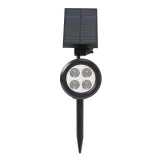 4구 LED 태양광 정원등 P-11(웜색) 야외마당등
