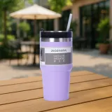 스테이 보온보냉 빨대 텀블러 자동차 보냉컵 600ml