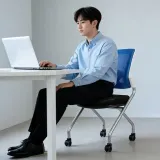 학원의자 강의실의자 1인용 회의용 의자 교회용 강의용 고정식 좌석 사무용