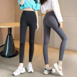 하이웨스트 레깅스 9부 요가 운동복 트레이닝 팬츠