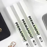 출산육아 유성 페인트 1mm 화이트 마커펜 페인트 장난감 마커펜 유성
