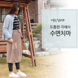 [미르]극세사 리본치마담요 무릎담요 치마담요 사무실