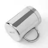 쿠킹스 뚜껑 이중스텐 물컵(286ml) 보온보냉 스텐머그