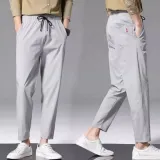 남성 냉감 팬츠 여름 아이스 밴딩 바지 통바지 데일리 웨어