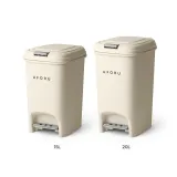 포르 투버튼 페달 휴지통 15L