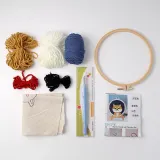 DIY 펀칭자수 패키지(시바견) 펀치니들 취미자수