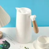 올데이 이중 보온주전자 테이블포트 화이트