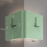 인테리어 양면 코너 무소음 벽시계02