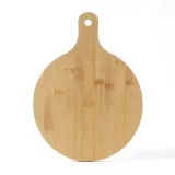 대나무 손잡이 피자트레이(원형) 33cmx24cm