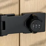 도어락 패스워드 잠금 보안 도난방지 비밀번호 자물쇠 (블랙 180도) DP66963