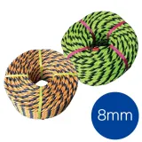 PP 안전 로프 주황 녹색 검정 8mm X 90M 110M