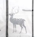 사슴 문 모기장(100x200cm)(그레이)방충망