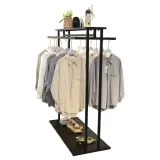 옷가게 의류매장 스탠드 행거D-2(150cm*50cm*150cm)