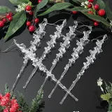 럭셔리 트리 오너먼트 6p세트(고드름A) 26cm