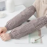밴딩 체크 무늬 팔 토시 농작업 원예 작업 토시 데일리