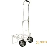 스틸 핸드 카트 고무 바 핸드 카트 접이식 이동식 운반용 수레