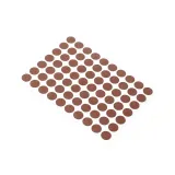 10mm 컬러 원형 스티커 60매(브라운) 설문조사스티커