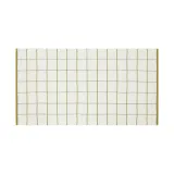 뽀송데이 30수 코튼 바스타월 70x140cm 체크 화이트