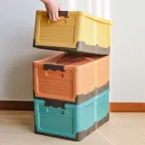 접이식 뚜껑바스켓 리빙박스 수납정리함 3size 3color