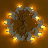 10구 USB LED 루돌프 가랜드 전구 크리스마스 줄조명