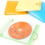 이동케이스 씨디케이스 CD 더스트프리 보관함 디스크 블루 수납 앨범 12P DVD