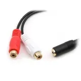 coms 스테레오 RCA2선 케이블 20cm ST(F) 2RCA(F)