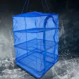 사각 3단 건조망 생선 야채 고추용 메쉬 50x50cm
