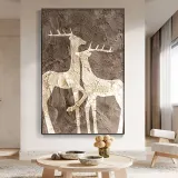 인테리어 입체 동물 그림액자(40cm*60cm)