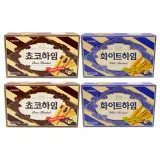 크라운제과 초코하임 142g+화이트하임 142g 각2개(총4개)