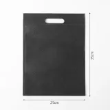 컬러 부직포 가방 10p(25x35cm) (블랙) 선물쇼핑백