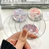 투명 캔뱃지 커버 케이스 보관 원형 굿즈 수집 보관 투명 커버 60mm 10개