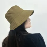 밴딩 여성용 버킷햇(카키브라운) 벙거지