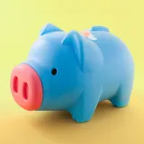 파랑 돼지저금통(특대) 복돼지저금통