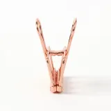 문구존 철제 더블 클립 8개입(2cm) 로즈골드 문서집게