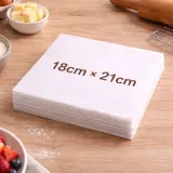 주문제작 사각 종이호일 쿠킹호일 18cmx21cm