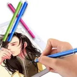 초미세 터치 펜 스마트폰 터치 펜 초슬림 펜슬형 필기용 아이폰 그리기 디스플레이 전자 칠판
