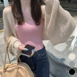 여성 니트 가디건 루즈핏 봄 볼레로 아우터