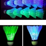 LED셔틀콕 킷털 4개세트 빛나는셔틀콕 야간배드민턴 야광배드민턴공