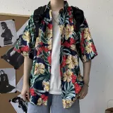 하와이안 꽃무늬 셔츠 바캉스 휴양지