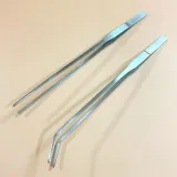 길이 27cm 긴 핀셋 족집게 일자형 커브형 청소 이물질 커브 일자 집게 물고기 수족관 곡선 스테인레스