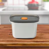 전자레인지 직사각 스텐 밀폐용기 450ml 반찬통