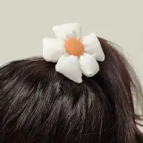 린넨 플라워 머리끈